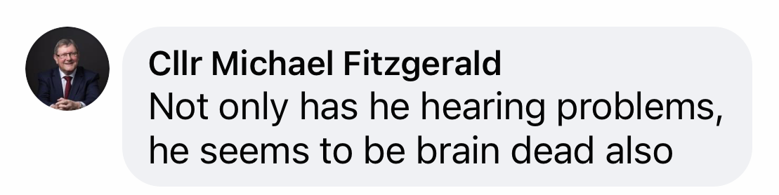 Cllr Fitzgerald Craughwell comment