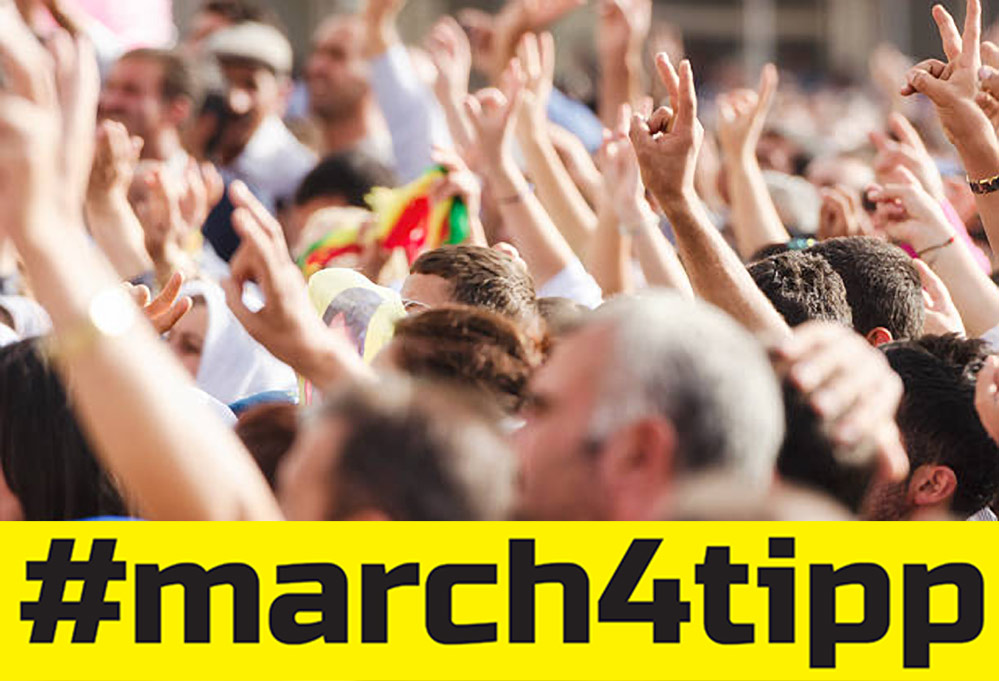 protest image with march4tipp on bottom
