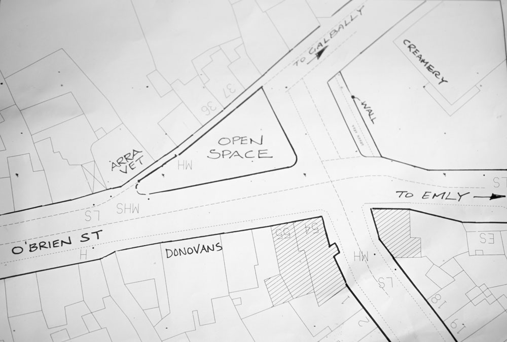 Rays layout drawing